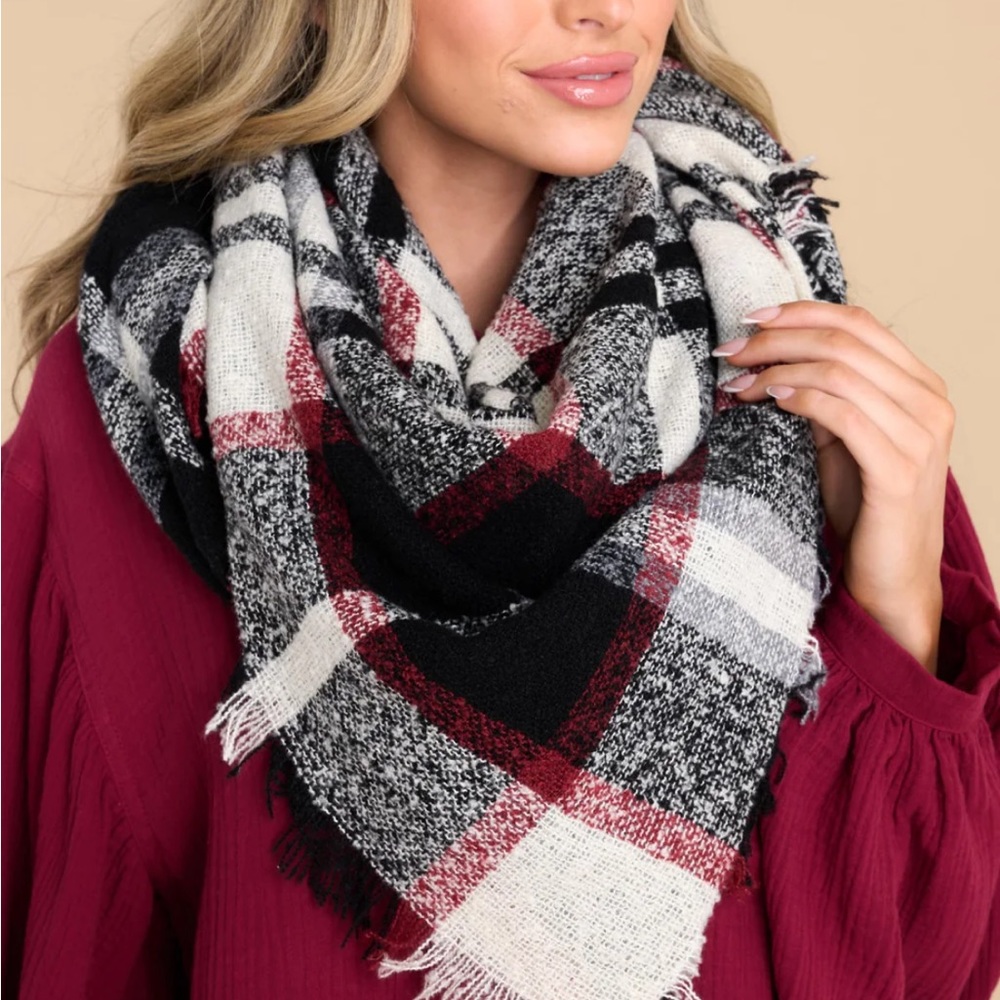 Plaid scarf
